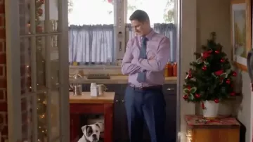 Camisa rosa de Joe Peterson (Sean Faris) en Mission: Christmas Romance