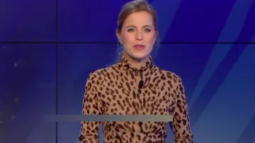 Patrón de pantera de malla tejida jacquard de Pauline Sanzey en Daily Sport