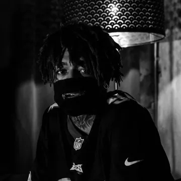 Men's Philadelphia Eagles Nike Black Alternate Replica Custom Game Jersey worn by scarlxrd