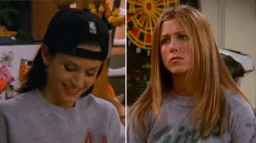Casquette Knicks porté par Monica Geller Courteney Cox dans la série Friends 