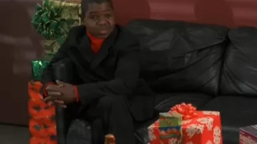 Pantalones a rayas verticales negras de Ghost of Christmas Past (Gary Coleman) en Carole's Gift