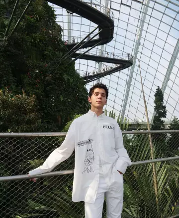 White Skinny Jeans of Sulivan Gwed on the Instagram account @sulivangwed