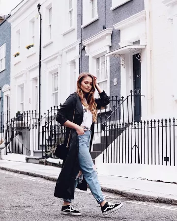 Vans Old Skool Trainers de Emma Graceland en la cuenta de Instagram @emmagraceland