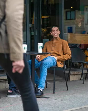 Blue Slim Jeans of Sulivan Gwed on the Instagram account @sulivangwed