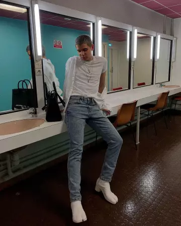 Leather Boots of Sulivan Gwed on the Instagram account @sulivangwed