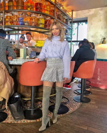 Effiloché de Jupe de Sarah Baitamouni Rabbat sur l'Instagram account @sarahbtm