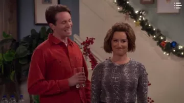 Snake Print Crop Top worn by Kayla (Ashley Tisdale) in Merry Happy Whatever Season01 Episode07