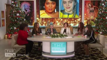 Ba&sh Pacey Dress worn by Eve on The Talk December 6, 2019