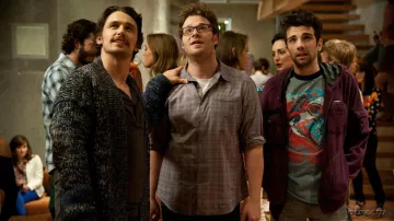 Gucci Cableknit Cardigan porté par James Franco, C'Est la Fin