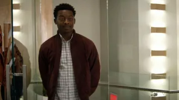 J Crew Grey Plaid Gingham Shirt worn by Miles Finer (Brandon Micheal Hall) in God Friended Me Season 2 Episode 10