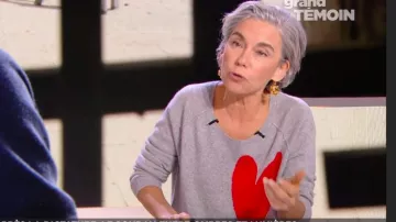 El suéter mujer 100% cachemira patrón cuello redondo intarsia corazón y mangas raglan de Elisabeth Quin en 28 minutos