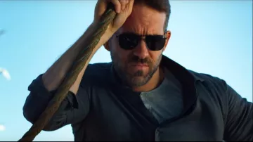 Long Sleeve Button Down Shirt worn by One (Ryan Reynolds) in 6 Underground