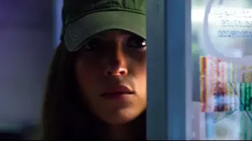 Olive Green Baseball Cap worn by (Adria Arjona) in 6 Underground
