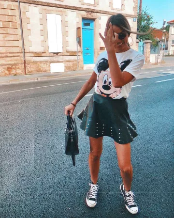 The Chuck Taylor from Converse worn by Mary on the account Instagram of @mcg____