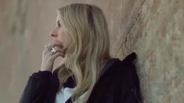 Ster­ling Sil­ver Round Bril­lant 6 Prong CZ Ring worn by Ellie Goulding in Ellie Goulding - River