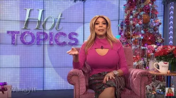 Milly Découpe Jersey Cavalier porté par Wendy Williams sur Le Wendy Williams Show le 9 décembre 2019