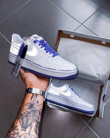 Air force 1 ininterrumpidamente por Anil Brancaleoni en la cuenta de Instagram de @anilbrancaleoni