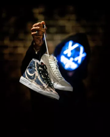 Nike blazer stranger things Anil Brancaleoni on the account Instagram of @anilbrancaleoni