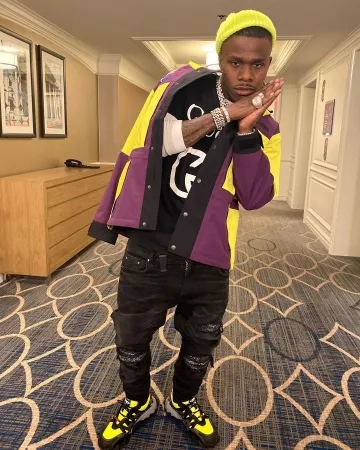 por DaBaby en la cuenta de Instagram de @dababy