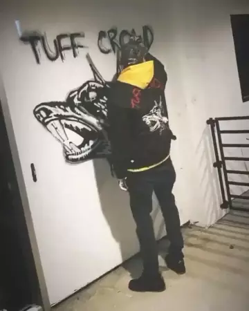 Air Force 1 Noir de Chris Brown sur le compte Instagram de @chrisbrownofficial