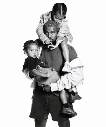 por Kanye West en la cuenta de Instagram de @kanyewestt_official