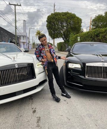 Air Force One x Off White de Lil Pump en la cuenta de Instagram de @lilpump