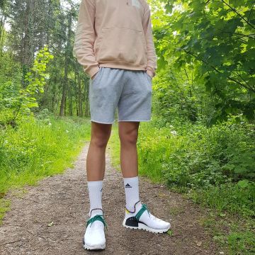 Adidas X Pharell Williams Human Race Inspiration Pack Blanco usado por Hugo Surrel en la cuenta de Instagram de @hugo.srx 