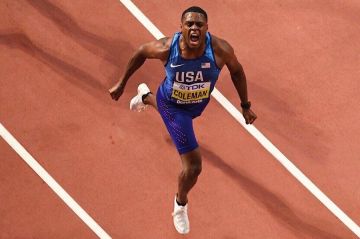 por Christian Coleman en la cuenta de Instagram de @_coleman2