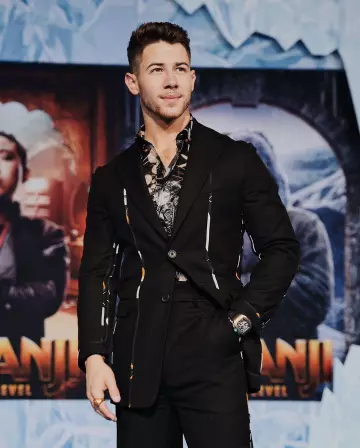 David Yurman Petrvs Scarab Signet Ring worn by Nick Jonas Jumanji the Next Level Los Angeles Premiere December 9, 2019