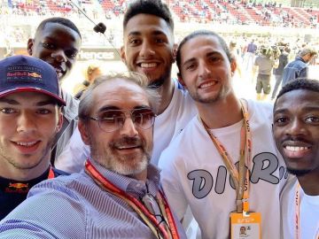T Shirt Dior (white) Adrien Rabiot on the account Instagram of @adrienrabiot_25