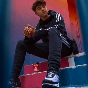 La paire de Nike Tuned 3 portée par Inoxtag sur son compte Instagram @inoxtagytb 