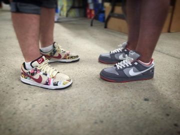 Nike Dunk SB Low Staple NYC Pigeon account on the Instagram of @jusb13