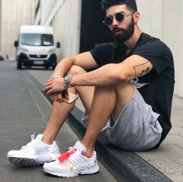 Les baskets Nike Presto x Off-White portées par SO Style sur son compte Instagram @sostyle_off 