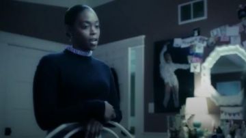 Ted Baker Lis­si­ah Sweater worn by Anissa Pierce (Nafessa Williams) in Black Lightning Season 3 Episode 9
