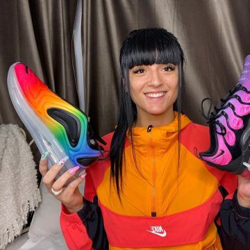 Nike air max 720 usada por lenna vivas en la cuenta de Instagram de @lenna.vivas 