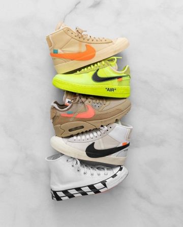 Nike Blazer Mid Off-White Virgil Abloh on the account Instagram of @thesolehousefr