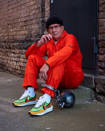 Gramps Nike sacai verde en la cuenta de Instagram de @jaadiee