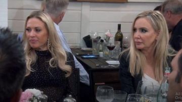 Veronica Beard Black Metallic Top worn by Braunwyn Windham-Burke  in The Real Housewives of Orange County Season 14 Episode 19