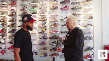 Guy Fieri on Guy Fieri Goes Sneaker Shopping with Complex