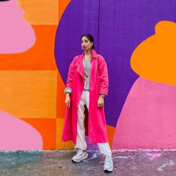 Nike LD Waffle cardigan Summit White on the account Instagram of @selmakacisebbagh