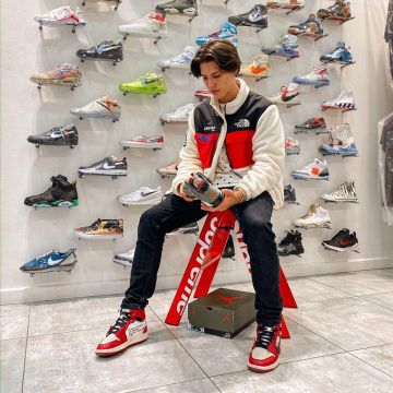 Nike presto off white 2019 carried by maxime.apr on the account Instagram of @maxime.apr 