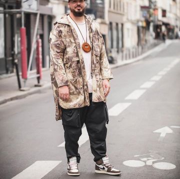 Nike Jordan 1 worn by tonton gibs on the account Instagram of @tonton_gibs 