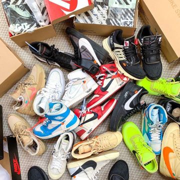 Nike aj1 off white chicago worn by health on the account Instagram of @sante 