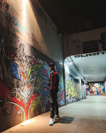 Las zapatillas Nike Air Max 97 Shanghai Kaleidoscope de Suho en su cuenta de Instagram @kimjuncotton