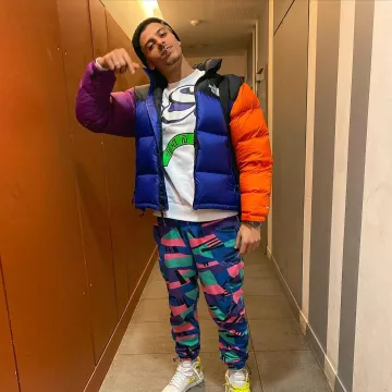 Chaqueta de la cara norte usada por Prime en la cuenta de Instagram de @primetimefut 