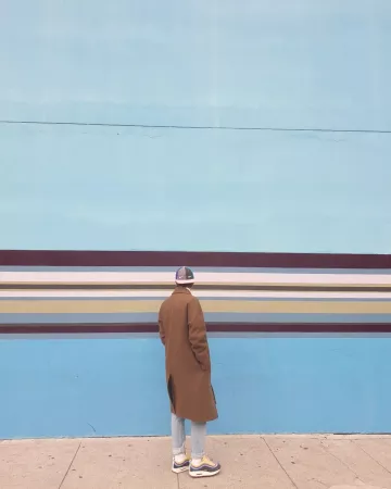 Sneakers Nike Air Max 1/97 worn by Suho on his account Instagram @kimjuncotton