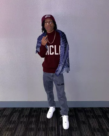 Air Force 1 low (white) Lil Tecca account on the Instagram of @liltecca