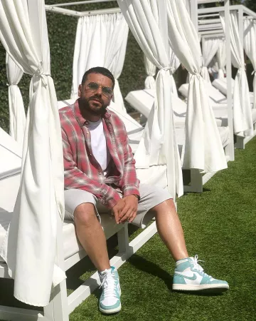 Nike jordan 1 turbo green worn by gregory bellaiche on the account Instagram of @gregorybellaiche