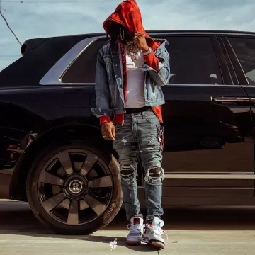 Jordan 4 Retro (What The) de Chief Keef sur le compte Instagram de @chieffkeeffsossa