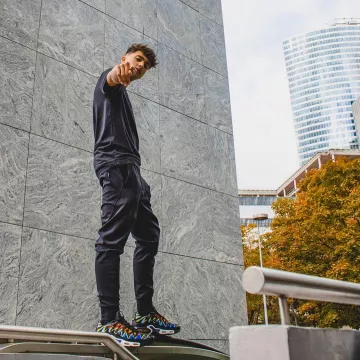 La paire nike tn porté par Inoxtag sur son compte Instagram @inoxtagytb